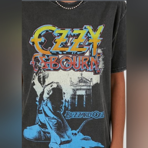 Ozzy Osbourne Blizzard Of Oz Graphic Band Tshirt - Picture 3 of 13